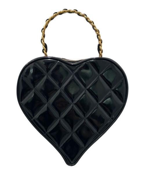 CHANELハート型ストーン付き黒バレッタ（入手困難） CHANELハート型ストーン付き黒バレッタ（入手困難） CHANELハート型