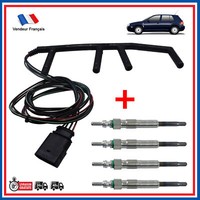 4 GlüHkerzen Vorheizung Mit Leiste FüR Seat Leon Toledo II 1.9 TDI 150 PS