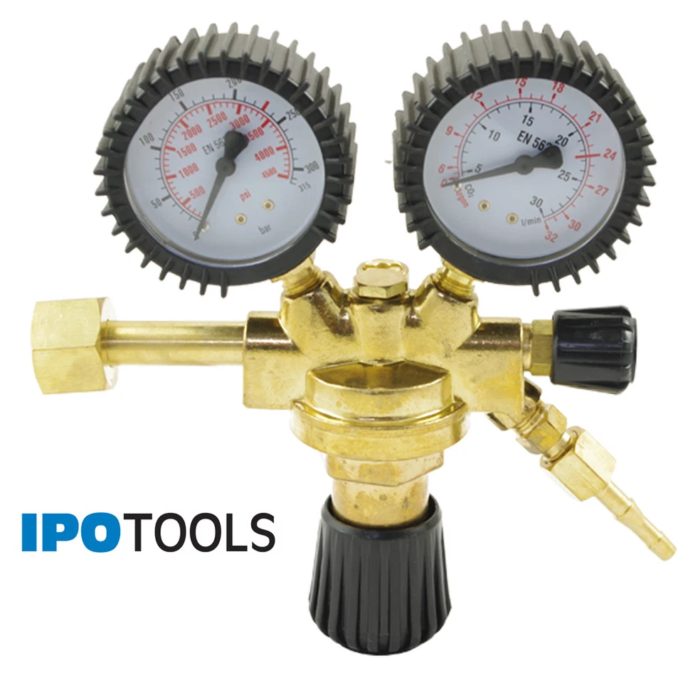 Profi Druckminderer Argon CO2 Schutzgas Druckregler MIG MAG TIG Schweißzubehör - Bild 4 von 4