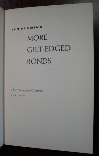 Ian Fleming / More Gilt-Edged Bonds Live and Let Die Moonraker Diamonds 1965 - 第 4/5 張圖片