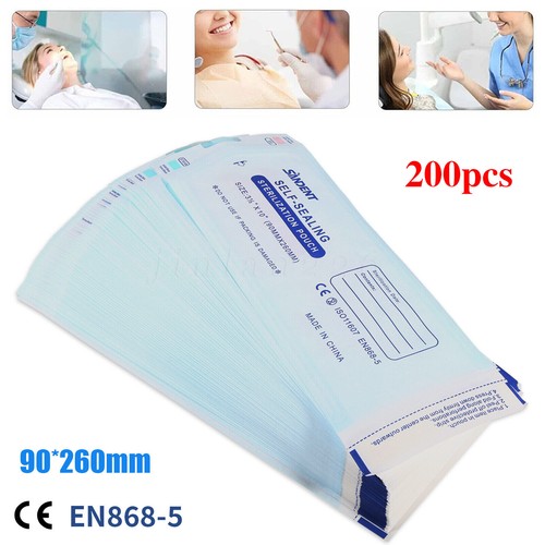 3.5" X 10" Self Sterilization Pouches Autoclave Pouch, Sterilizer Bags Dental US - Picture 24 of 32