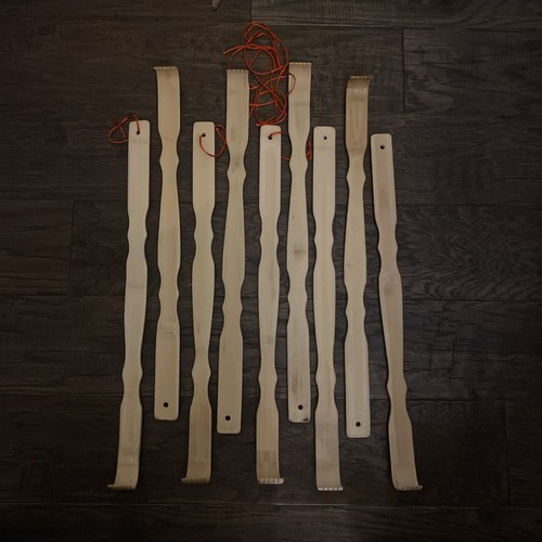 10 Pack Natural Bamboo Back Scratcher Long Reach Pick Itch Relief Tool Portable - Picture 2 of 3