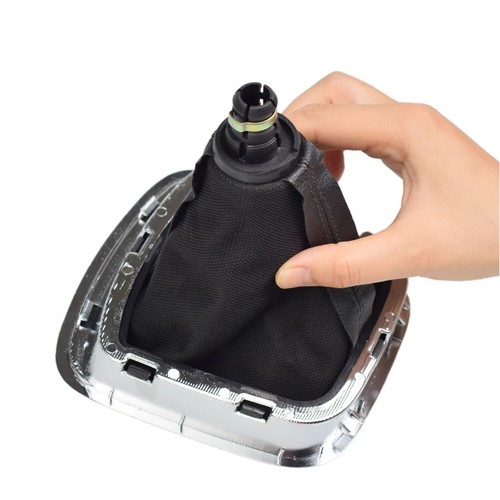 5 Speed Black Gear Shift Knob Kit With Dust Cover For Volkswagen Polo 2010-2019 - Picture 7 of 13
