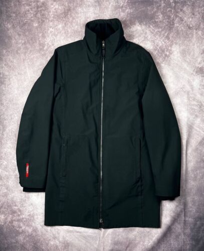 Prada Milano 3 in 1 Red Tab Gore-Tex Coat / Nylon Bomber Jacket Mens size 46 / S - Picture 2 of 23