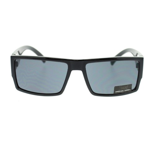 Locs OG Sunglasses Mens Square Rectangular Black Frame UV 400 eBay