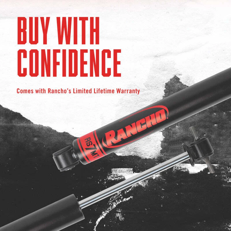 Estabilizador de dirección única Rancho | Se adapta a Jeep Wrangler TJ LJ 1997-2006 Foto 2 de 2