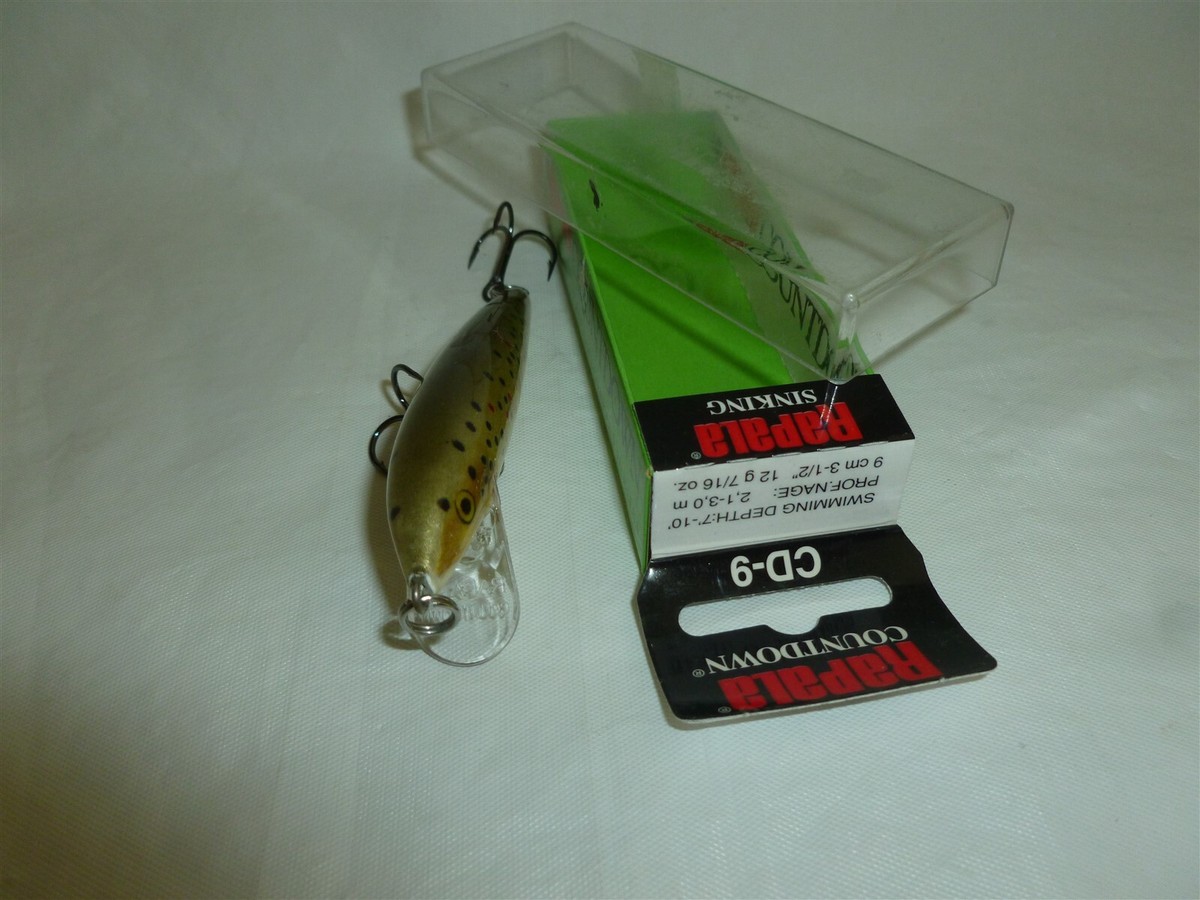 VINTAGE RAPALA UPPOAVA COUNT-DOWN LURE CD-9S FINLAND 3