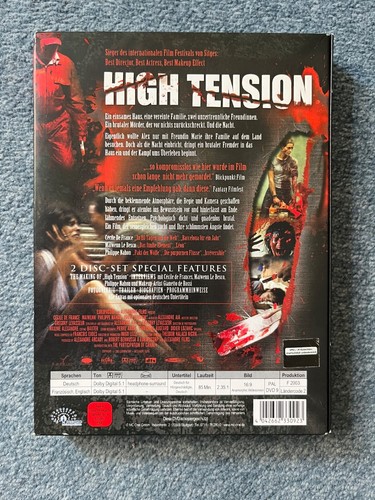 High Tension DVD || UNCUT VERSION || 2 DVD Special Edition im Pappschuber - Bild 2 von 4