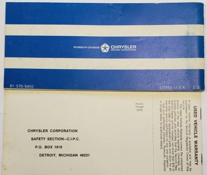 1969 Plymouth Furia Operatori Proprietari Istruzioni Manuale Guida W/Garanzia - Immagine 3 di 4