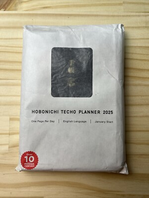 Hobonichi Techo 2025 English Planner Book (January Start) A6 size