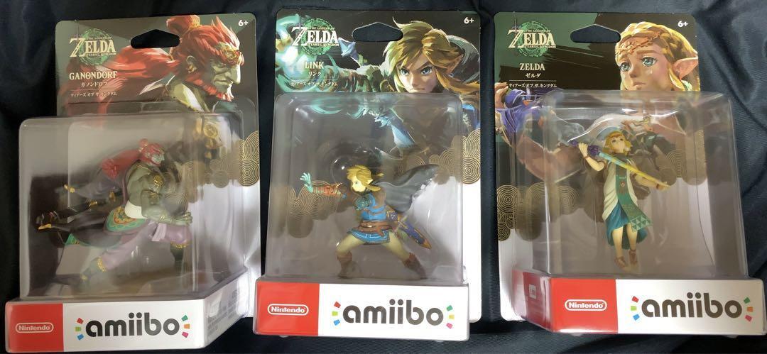 Amiibo The Legend Of Zelda Tears Kingdom 3-Piece Set | eBay