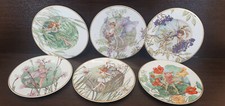 6x HEINRICH VILLEROY BOCH FAIRIES OF THE FIELDS AND FLOWERS PLATE