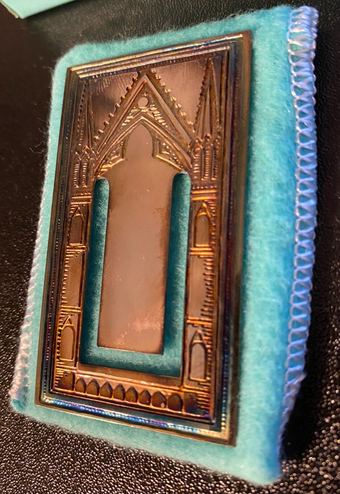 SUPER RARE Tiffany & Co. Disney's Hunchback of Notre Dame Silver Plate Bookmark