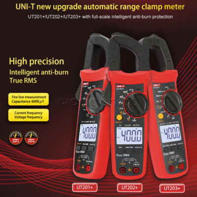 UNI-T Digital Clamp Meter Multimeter True RMS Auto Range Voltmeter Ammeter Ohm