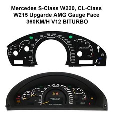 Mercedes S-Klasse W220, CL-Klasse W215 AMG Spurweite V12 BITURBO 360KM / H. Mercedes S-Klasse W220, CL-Klasse W215 AMG Spurweite V12 BITURBO 360KM / H.