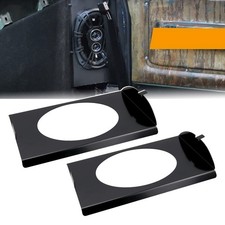RULLINE Behind Seat Speaker Brackets Compatible with 1973-1987 Chevy Black