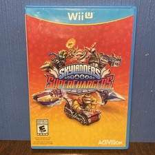 Skylanders Superchargers Game Disc w/ Case - Nintendo Wii U 2015 Racing, VGC