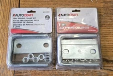 NOS 3" U-BOLT CLAMP SETS 2 AUTOCRAFT LEAF SPRING CLAMP KITS w/ ALL HARDWARE