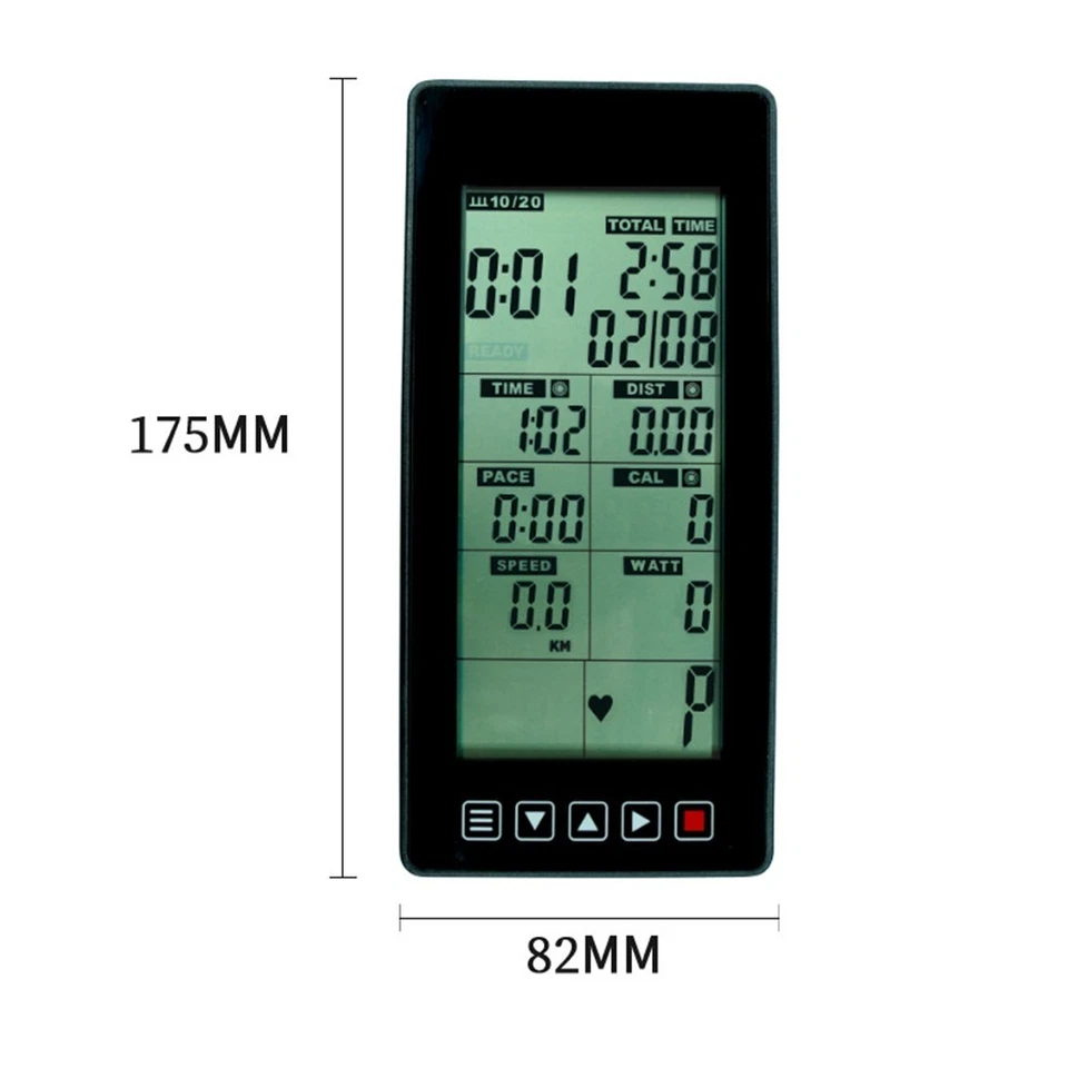 Exercise Bike Monitor Speedometer Display Distance Calculation Plastic Material - Image 3 of 4