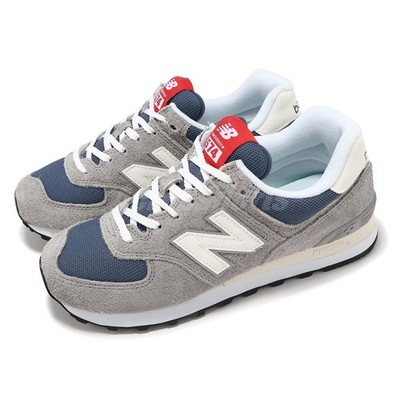 New Balance 574 NB Grey Navy Men Lifestyle Casual Shoes Sneakers U574GWH-D