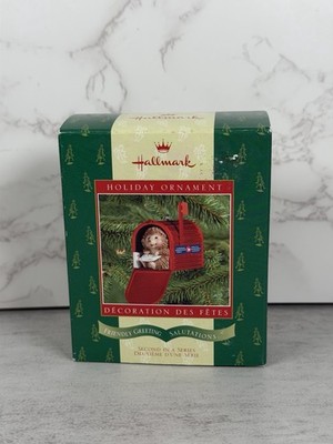 Halmark Holiday Ornament Canada Post 2nd in Series Friendly Greeting Salutations