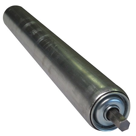 ASHLAND CONVEYOR DG10 Galv Replacement Roller, 1.9In Dia, 10BF, Axle Size: 7/16