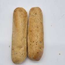 Faux Baguette Bread Set of 2 Fake Bakery Loaves Display Prop Realistic 6  