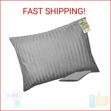 ZPECC Toddler Pillow with Pillowcase - 13x18 Organic Cotton Hypoallergenic Kids
