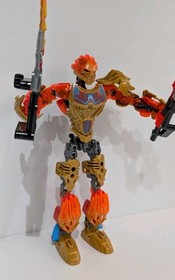 LEGO Bionicle 71308 Tahu Uniter of Fire & 71303 Ikir Creature of Fire Incomplete
