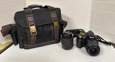 Nikon D40, 55mm Lens, 55-200mm Lens Digital Camera, 2 Batteries, 2 Battery Pack