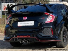 Remus Sportauspuff-Anlage +opt. Klappe Honda Civic 10 TypR 3x102mm Black gerollt