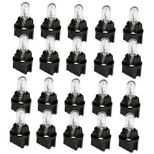 20pcs T5 Halogen Instrument Cluster Bulb Kit 12v Dash Light For 20 Pcs White 20pcs T5 Halogen Instrument Cluster Bulb Kit 12v Dash Light For 20 Pcs White