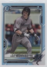 2021 Bowman Draft Chrome Sky Blue Refractor Cody Morissette #BDC-88 0c7s