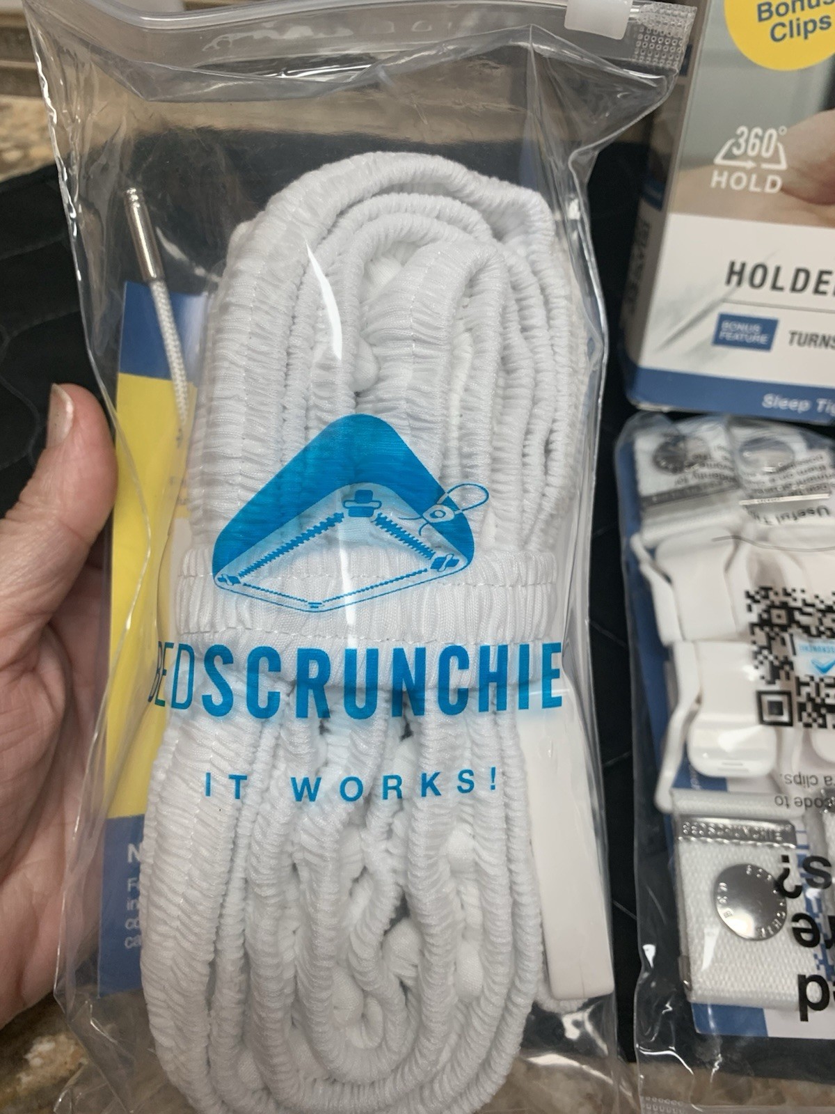 Bed Scrunchie - Ultimate Bed Sheet Holder Straps, 360 Bed Sheet Fastener.