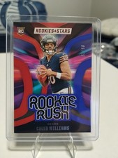 2024 Panini Rookies & Stars - Rookie Rush Caleb Williams RR-CWS Red Blue 5/15