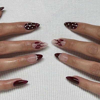 Press On Nail Artificial Nail False Nail Glues On Nail French Nail Tips Gifts