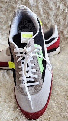 PUMA Future Rider Retro 'White High Risk Red'