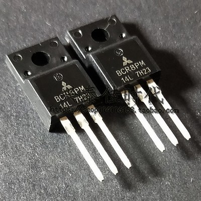10PCS BCR8PM-14L TO-220F Bidirectional SCR