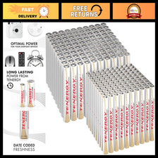 100 AA & AAA Alkaline Batteries - 200 Pack for Household Electronics, Long-Lasti 0.37 per gallon