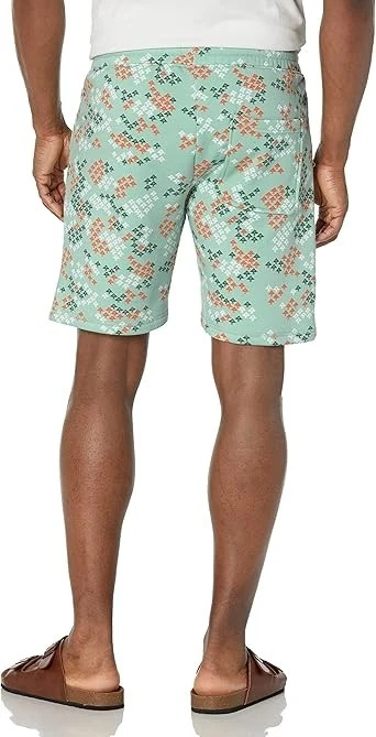 Pantalones cortos deportivos LRG Lifted Research Group de vellón para hombre, verde claro, L Foto 2 de 4