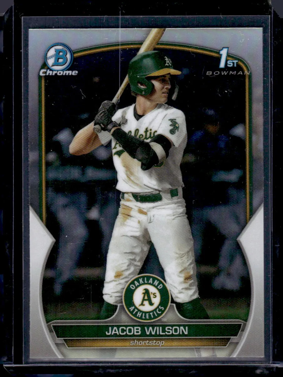2023 Bowman Draft #BDC-121 Jacob Wilson Chrome Refractor