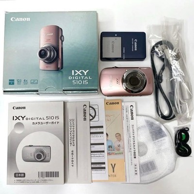 良品★Canon   IXY DIGITAL 510IS PC1356★5838 Canon IXY DIGITAL 510IS Compact Digital Camera Pink Tested