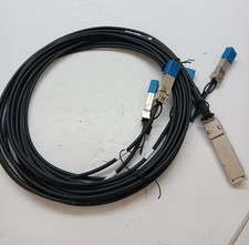 Dell DAC QSFP 4SFP 10G 3M AMP Network Cable Assembly New OEM Open Box