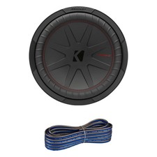 Kicker 48CWR124 12" 1000 Watt Peak 4-Ohm DVC Car Audio Subwoofer with Wire