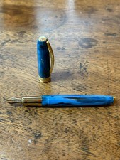 Visconti Van Gogh Wheatfield with Crows Fountain Pen. Gold plated Fine nib