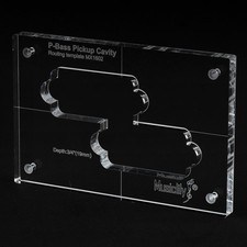 Musiclily Pro CNC Acrylic Pickup Routing Template For Standard Precision Bass