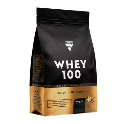 TREC  GOLD CORE LINE WHEY 100 900g 3 Komponenten Mix + extra BONUS