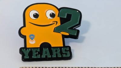 Amazon Peccy 2 Years Employee Lapel Pin