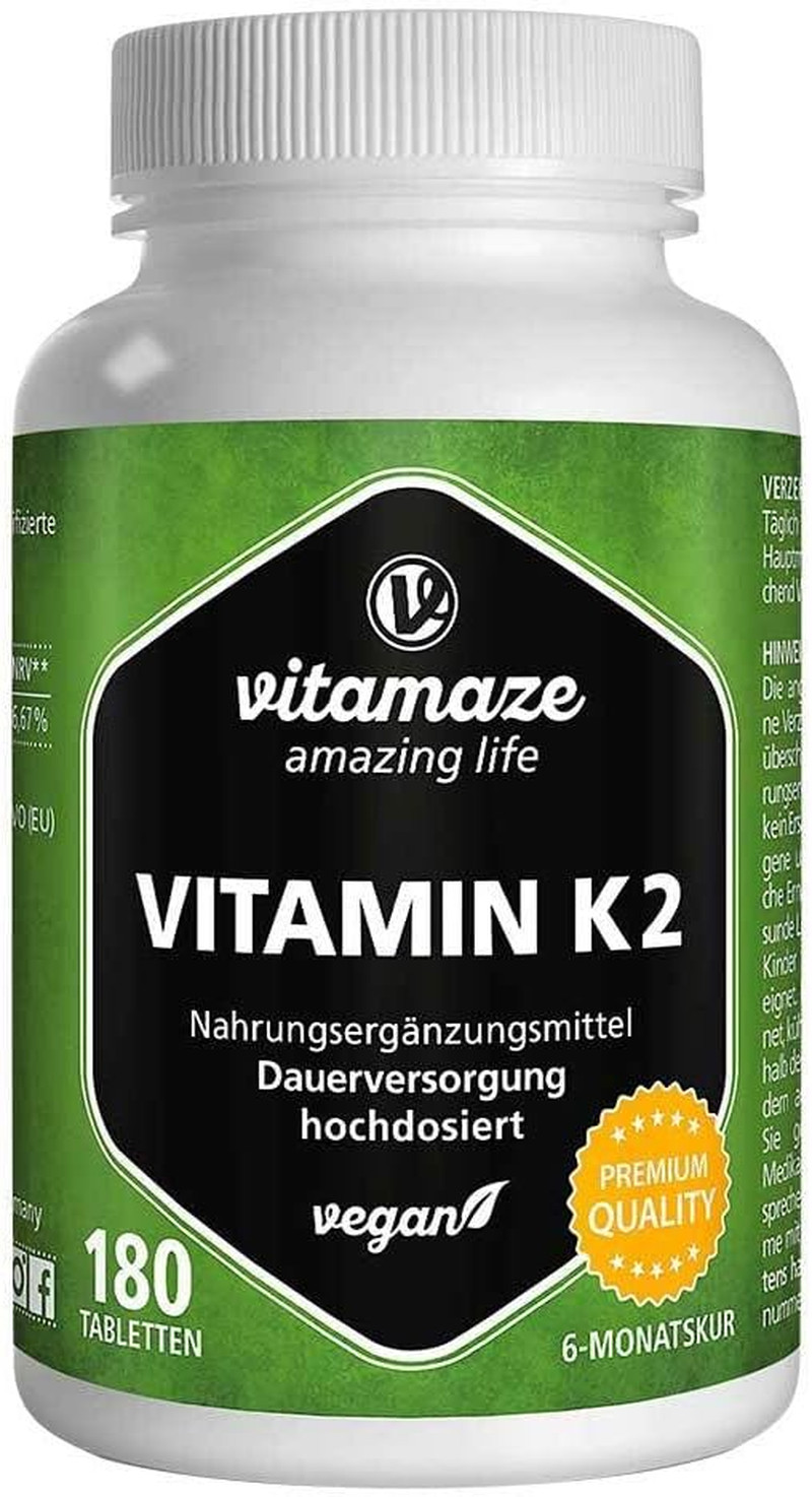 Vitamaze Vitamina K2 MK-7 Vegan 180 cpr - Difesa Ossa e Cuore - 4