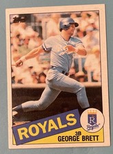 1985 TOPPS GEORGE BRETT #100  KC ROYALS HOF!
